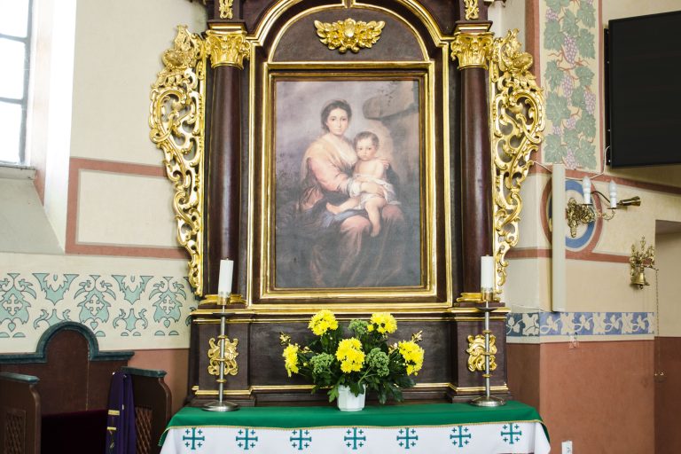 Obraz matki boskiej w Kłóbce Ślub